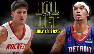 Houston Rockets vs Detroit Pistons Full Game Highlights - July 13, 2025 | NBA Summer League