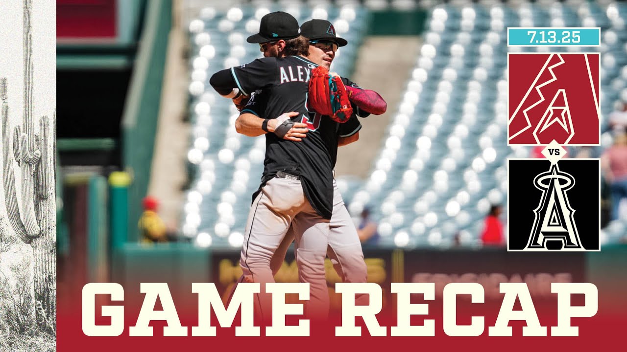 D-backs vs. Angels Game Highlights (7/13/25) | MLB Highlights | Arizona Diamondbacks