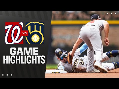 Nationals vs. Brewers Game Highlights (7/13/25) | MLB Highlights