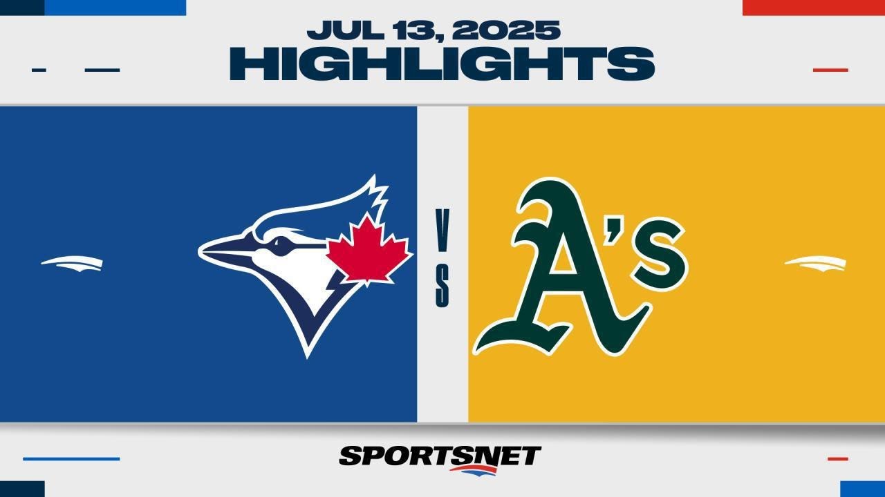 MLB Highlights | Blue Jays vs. Athletics - July 13, 2025