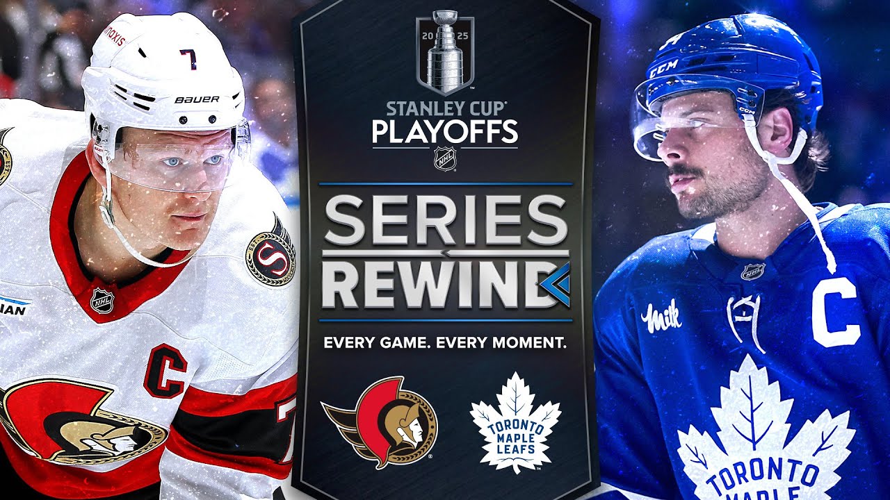 Senators vs. Maple Leafs "Battle of Ontario" First Round Mini-Movie | 2025 Series Rewind