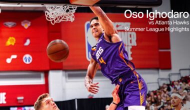 Oso Ighodaro drops complete statline vs Atlanta Hawks | Phoenix Suns Summer League 2025