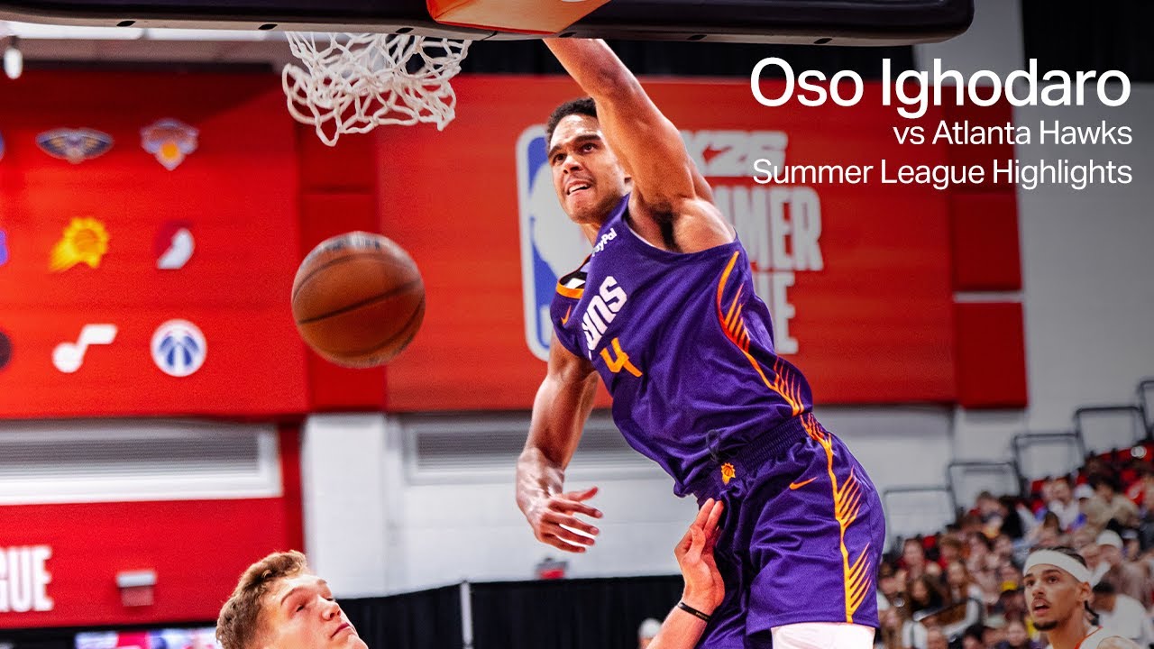 Oso Ighodaro drops complete statline vs Atlanta Hawks | Phoenix Suns Summer League 2025