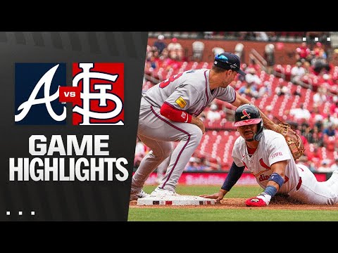 Braves vs. Cardinals Game Highlights (7/13/25) | MLB Highlights