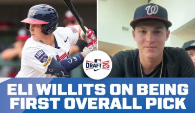 Eli Willits reacts to being the 1st overall pick | MLB Draft