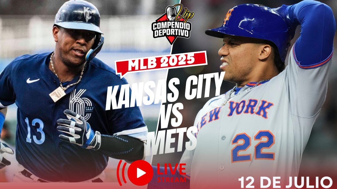 🔴 METS DE NUEVA YORK VS KANSAS CITY ROYALS EN VIVO SÁBADO 12 JULIO💥#MLB 2025