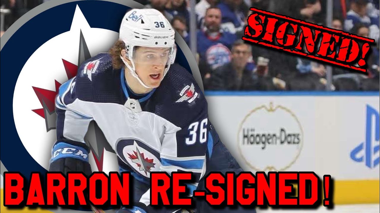 Winnipeg Jets Re-Sign Morgan Barron to 2x1.85M Contract!! Jets Fan Reaction!!