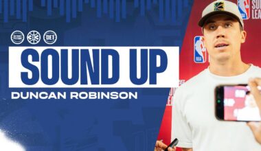 Duncan Robinson Speaks With Media On Joining The Pistons