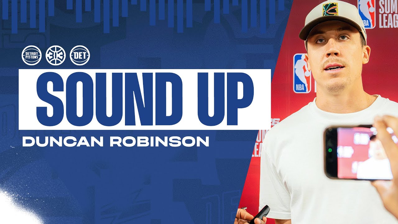 Duncan Robinson Speaks With Media On Joining The Pistons