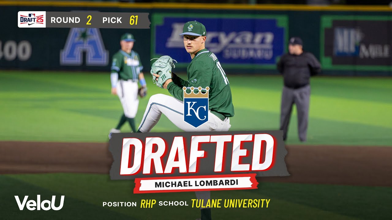 Michael Lombardi Drafted 61st Overall by the Kansas City Royals