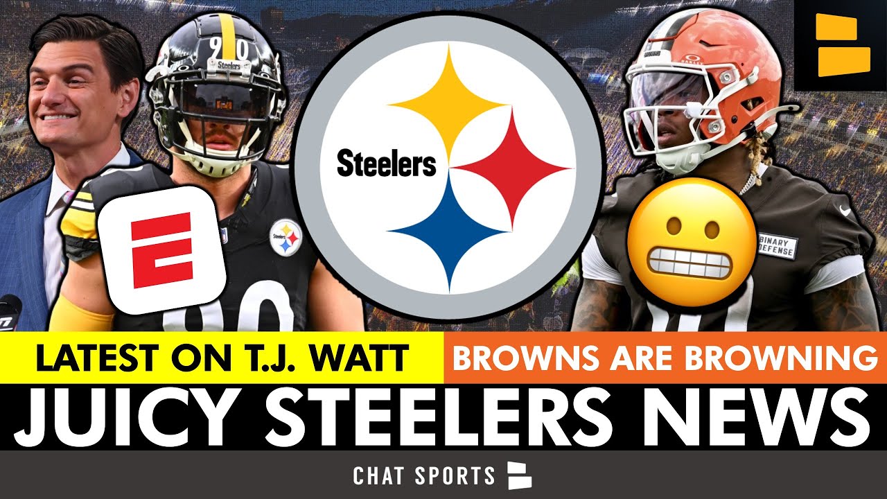 Steelers News: T.J. Watt Update, Ja’Marr Chase Praises Steelers CB Room + The Browns Are IN TROUBLE