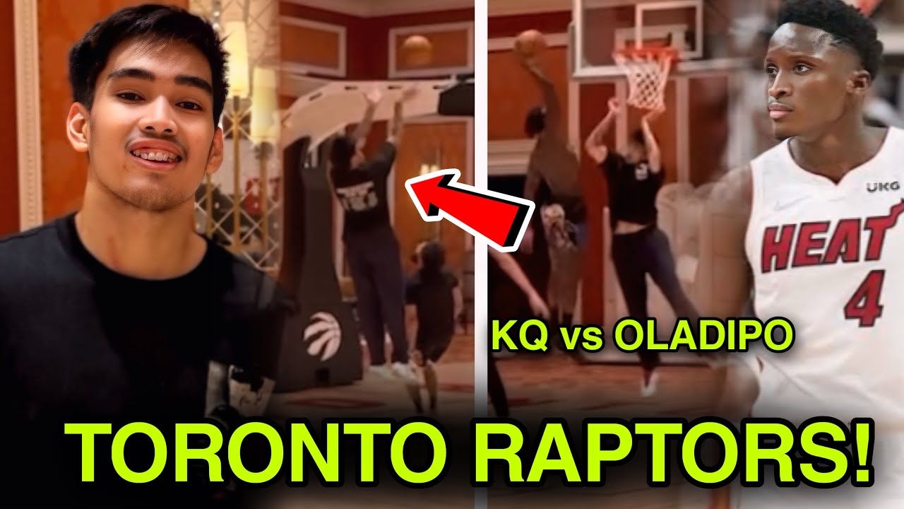 NASA NBA TEAM NA TORONTO RAPTORS SI Kevin Quiambao! NAKASAGUPA ang 2x NBA All star na si Oladipo!