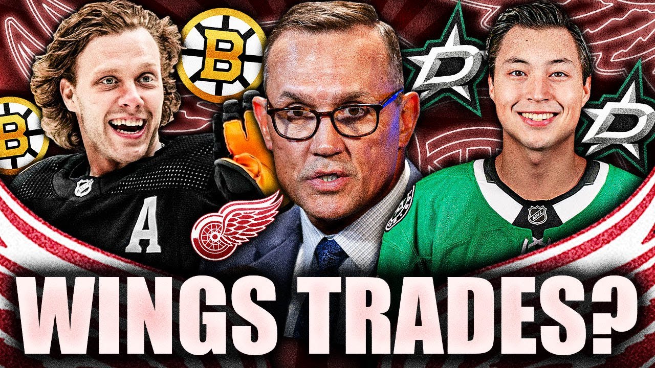 RED WINGS TRADE FOR DAVID PASTRNAK, JASON ROBERTSON? NHL RUMOURS