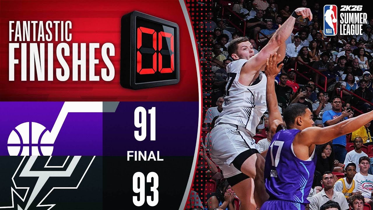 MUST-SEE OT ENDING! Jazz vs Spurs | July 14, 2025