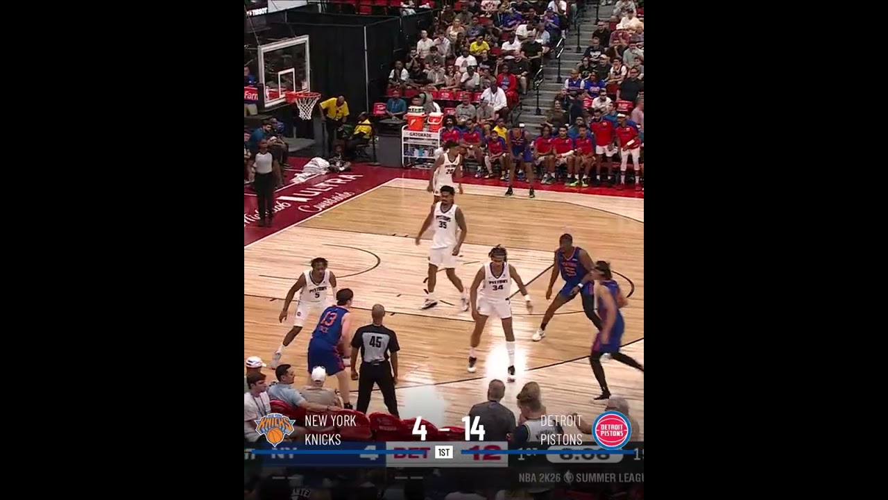 1st Quarter Highlights | Pistons vs Knicks #detroitpistons #pistons #nba #nbasummerleague