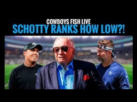 #DallasCowboys Fish AM Report LIVE: How Low Does 'Schotty' Rank?! Yikes!