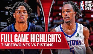 TIMBERWOLVES vs PISTONS | NBA SUMMER LEAGUE | FULL GAME HIGHLIGHTS | July 15, 2025