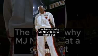 Why Michael Jordan NEVER sat out😳 #michaeljordan #chicagobulls #nba #bulls #staceyking #90s