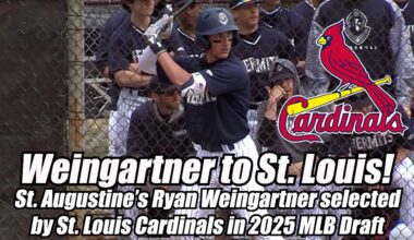 Ryan Weingartner | St. Louis Cardinals 8th Round Pick | St. Augustine Class of 2022 | 2025 MLB Draft