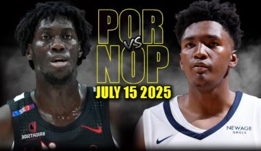 Portland Trail Blazers vs New Orleans Pelicans Full Game Highlights - July 15 | NBA Summer League