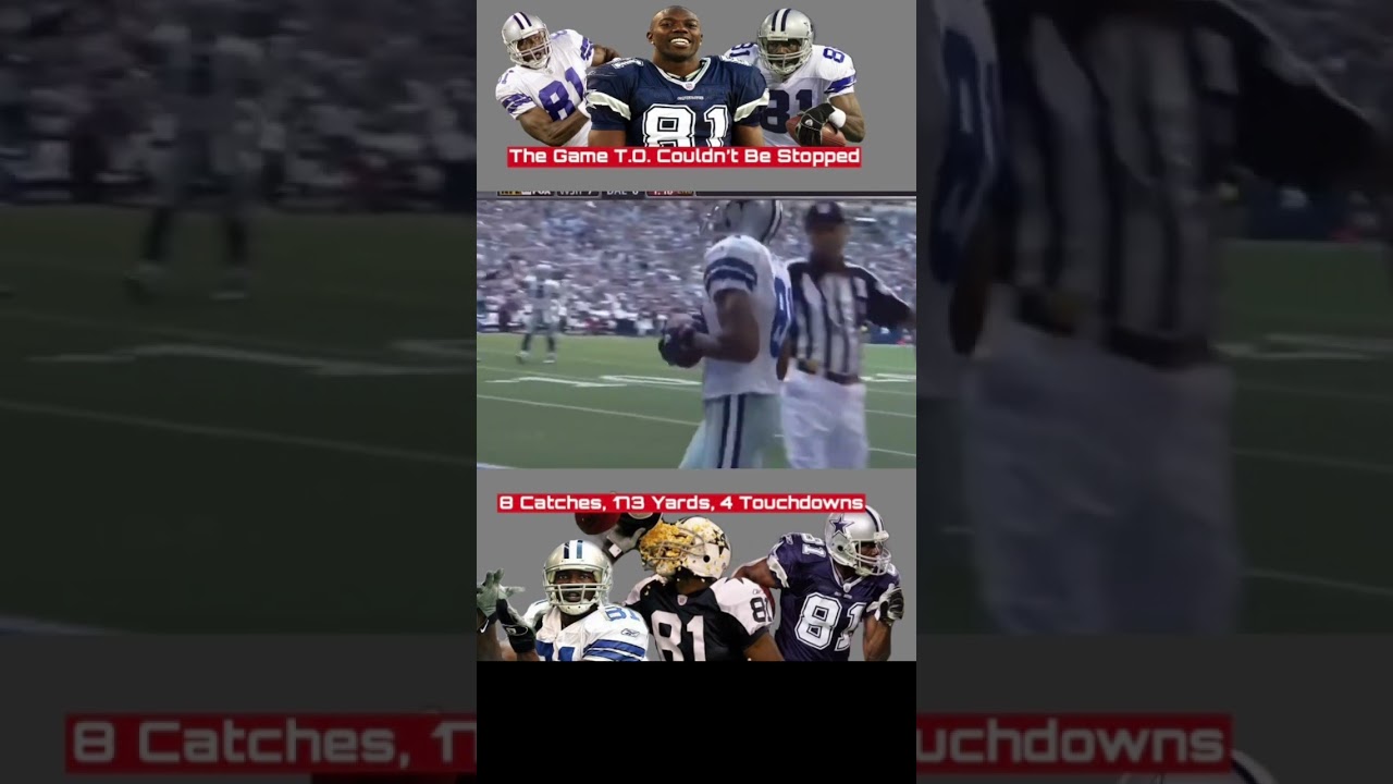 Terrell Owens Greatest Game As A Dallas Cowboy 🍿 🔥