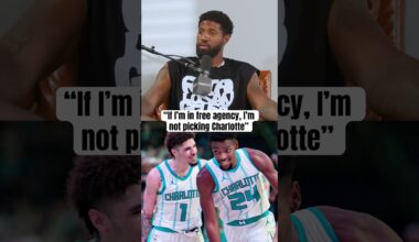 PG speaks on LaMelo's future with the Hornets (via @podcastpshow)