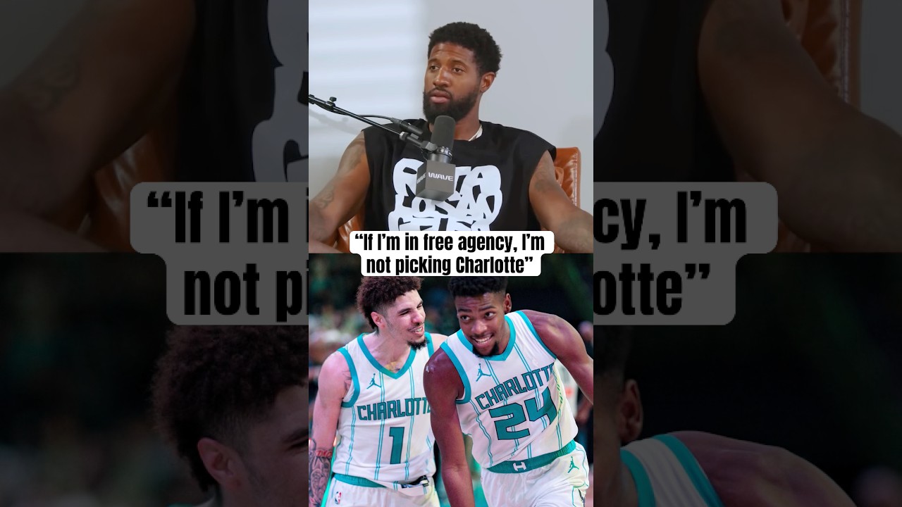 PG speaks on LaMelo's future with the Hornets (via @podcastpshow)