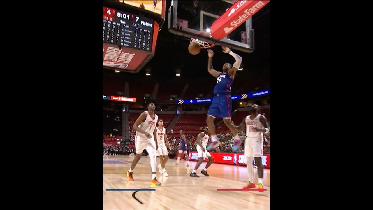 1st Quarter Highlights | Pistons vs Rockets #detroitpistons #pistons #nba #nbasummerleague