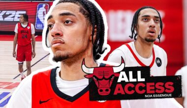 18-year-old Noa Essengue is IMPROVING each game 📈 | Chicago Bulls Summer League