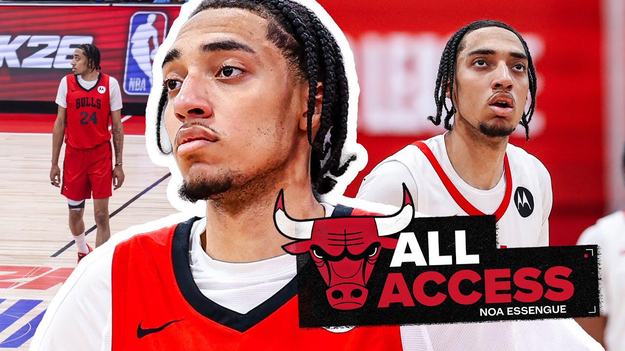 18-year-old Noa Essengue is IMPROVING each game 📈 | Chicago Bulls Summer League