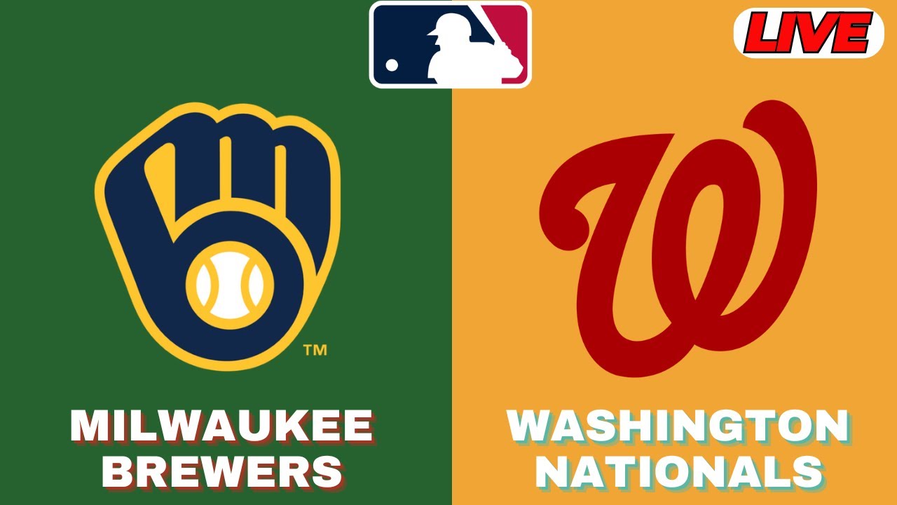 LIVE : Washington Nationals Vs Milwaukee Brewers | MLB 2025 | MLB Live Baseball Score | Jul 14 2025