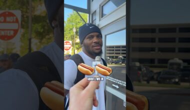 celebrating the holiday the right way 🌭 #DallasCowboys #NFL #hotdog #MicahParsons #shorts