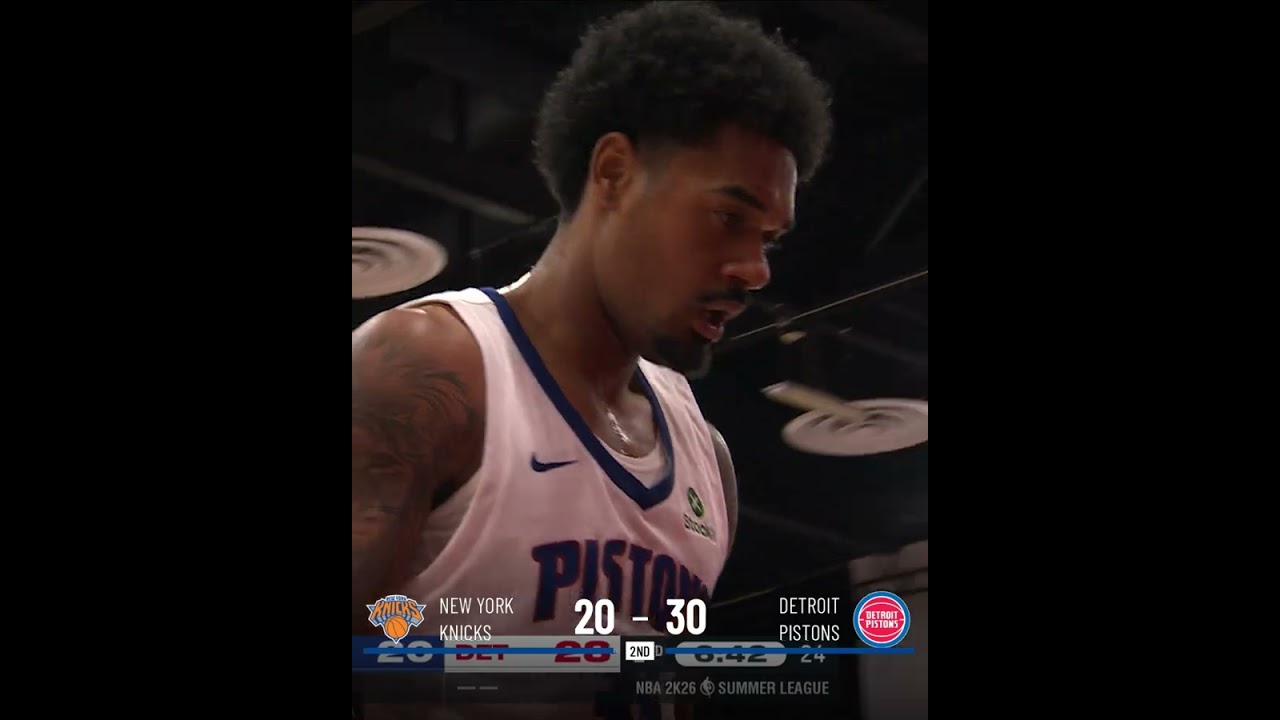 2nd Quarter Highlights | Pistons vs Knicks #detroitpistons #pistons #nba #nbasummerleague