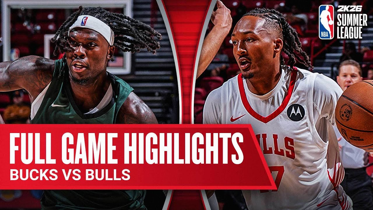 BUCKS vs BULLS | NBA SUMMER LEAGUE | FULL GAME HIGHLIGHTS | July 16, 2025