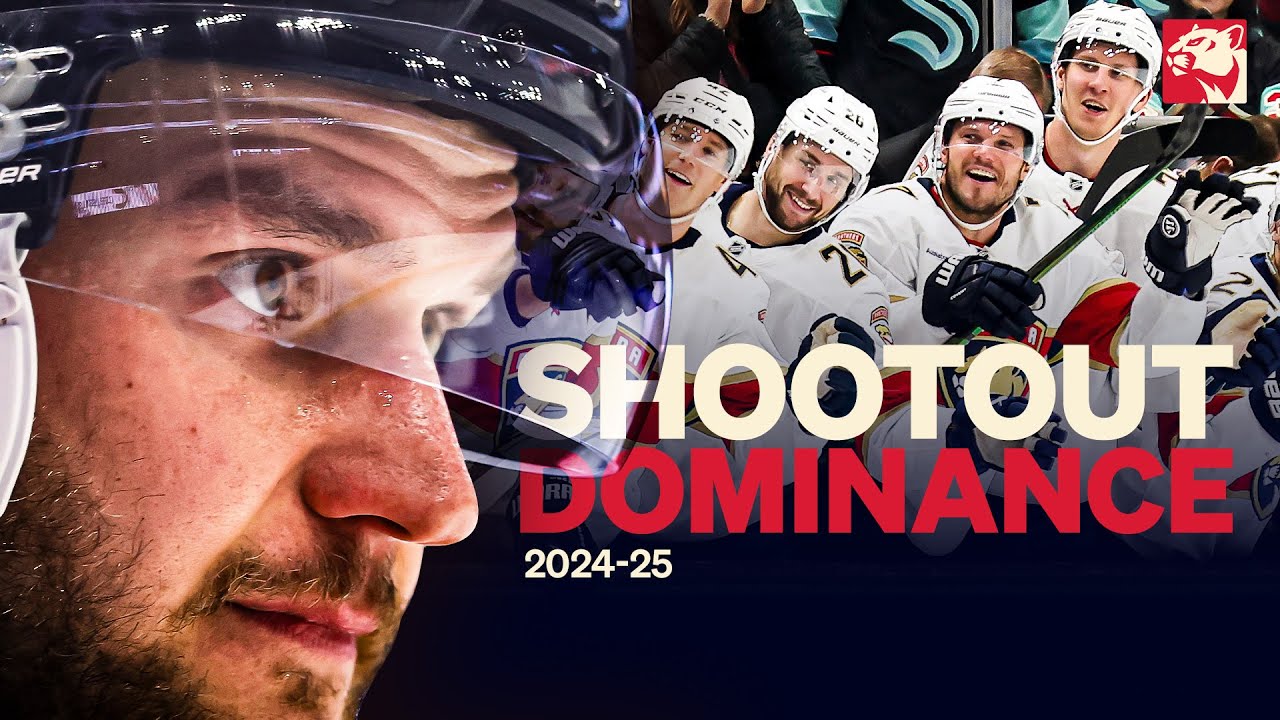 The Panthers were UNBEATABLE in shootouts in 2024-25! 🎯