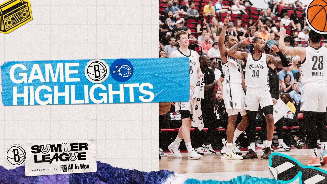 HIGHLIGHTS: Egor Dëmin & Danny Wolf Lead Nets to First Summer League Win