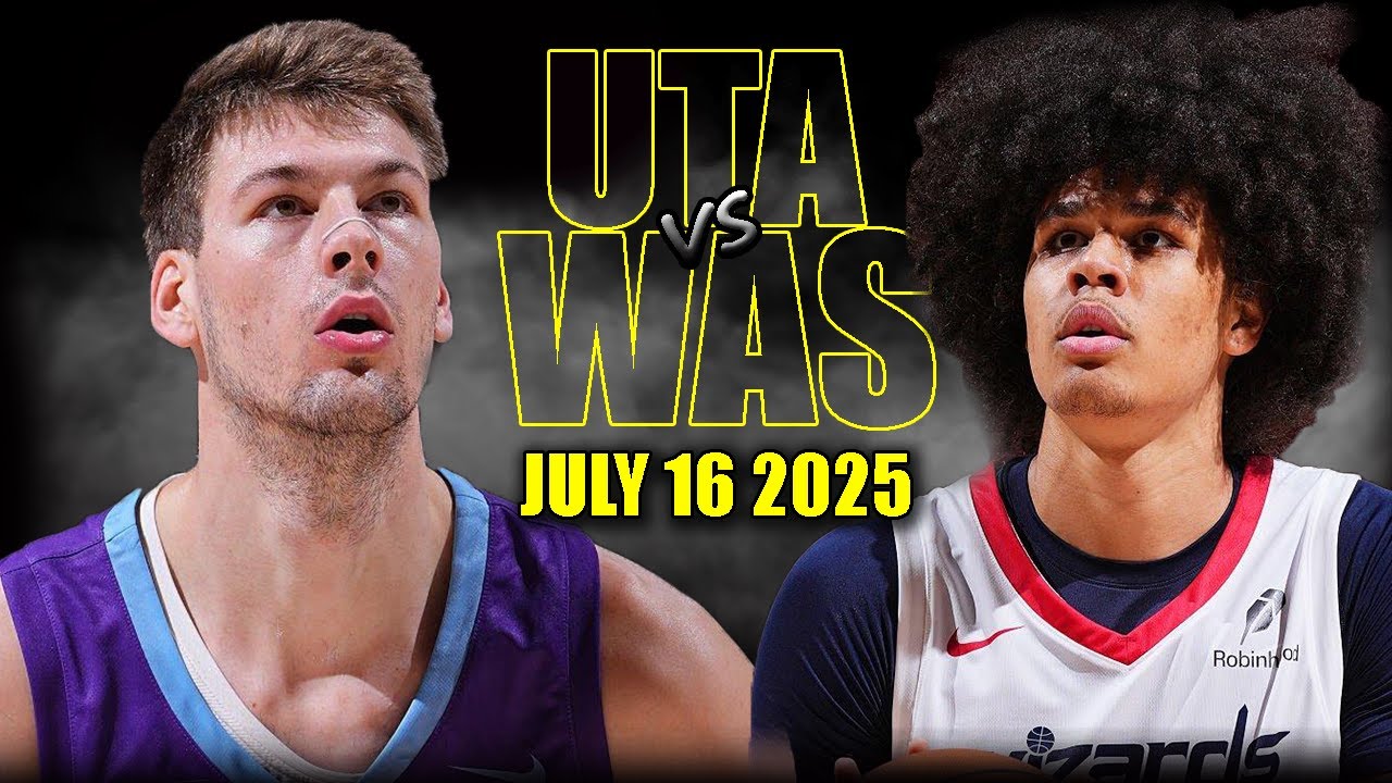 Washington Wizards vs Utah Jazz Full Game Highlights - July 16, 2025 | NBA Summer League California