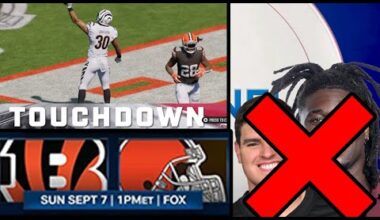 THE CINCINNATI BENGALS VS THE CLEVELAND BROWNS WEEK 1 SIMULATION! THIS WAS INSANE(MADDEN 26 ROSTERS)