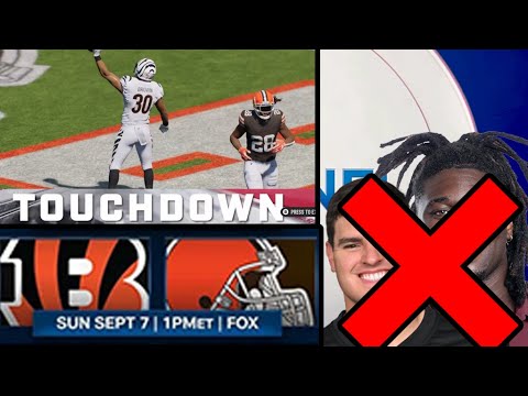 THE CINCINNATI BENGALS VS THE CLEVELAND BROWNS WEEK 1 SIMULATION! THIS WAS INSANE(MADDEN 26 ROSTERS)