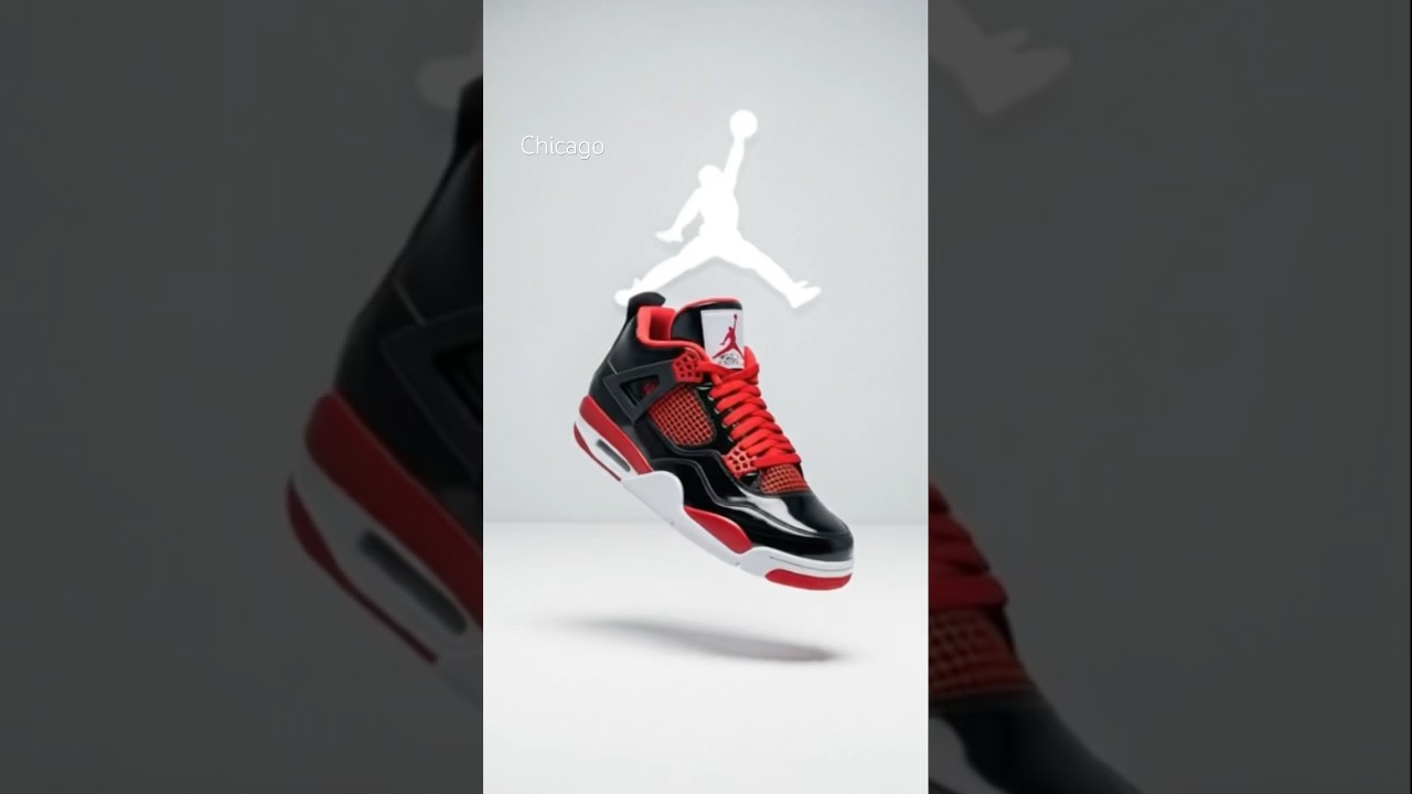 Air Jordan 4 🐐 Chicago Bulls #nba #nike #airjordan #airjordan4 #love #live #sneakers #fashion