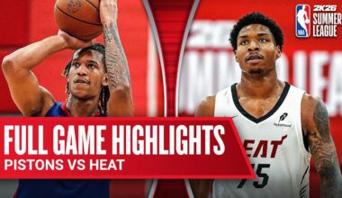 PISTONS vs HEAT | NBA SUMMER LEAGUE | FULL GAME HIGHLIGHTS | July 17, 2025