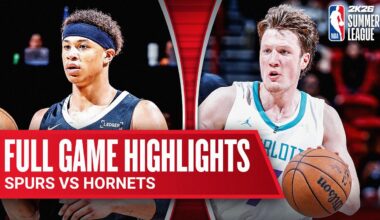 SPURS vs HORNETS | NBA SUMMER LEAGUE | FULL GAME HIGHLIGHTS | July 17, 2025