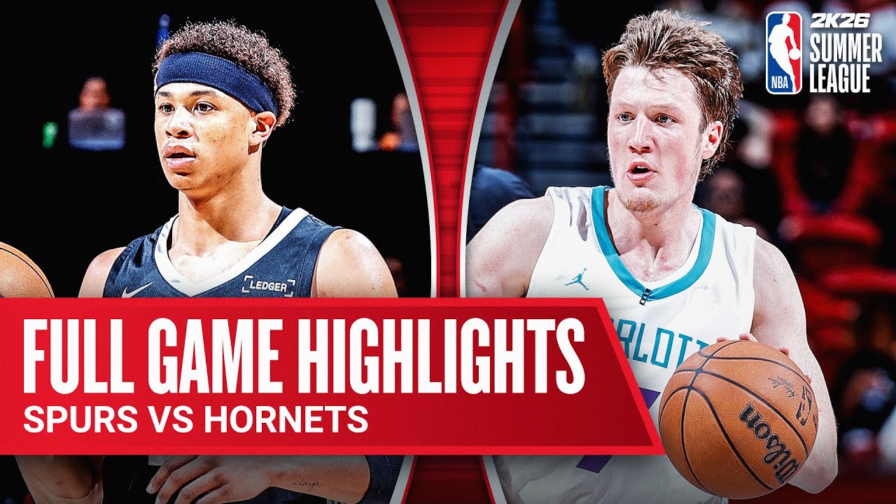SPURS vs HORNETS | NBA SUMMER LEAGUE | FULL GAME HIGHLIGHTS | July 17, 2025
