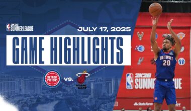 GAME HIGHLIGHTS | Detroit Pistons vs Miami Heat | NBA 2K26 Summer League