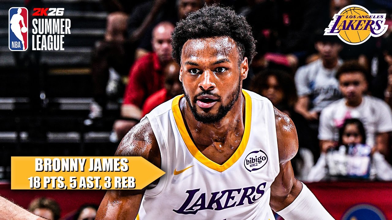 Bronny James leads Lakers in scoring with 18 PTS vs. Celtics 🎥 | 2025 NBA Summer League