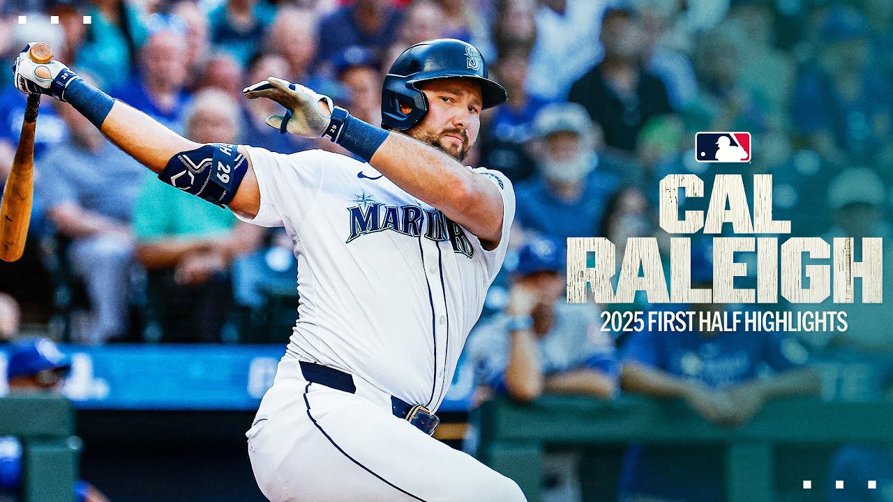 Cal Raleigh's 38 first half homers were the most before the All-Star break in AL history!
