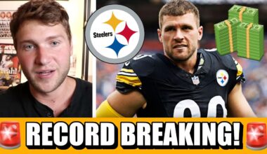 TJ WATT JUST SIGNED A LUCRATIVE CONTRACT EXTENSION WITH STEELERS