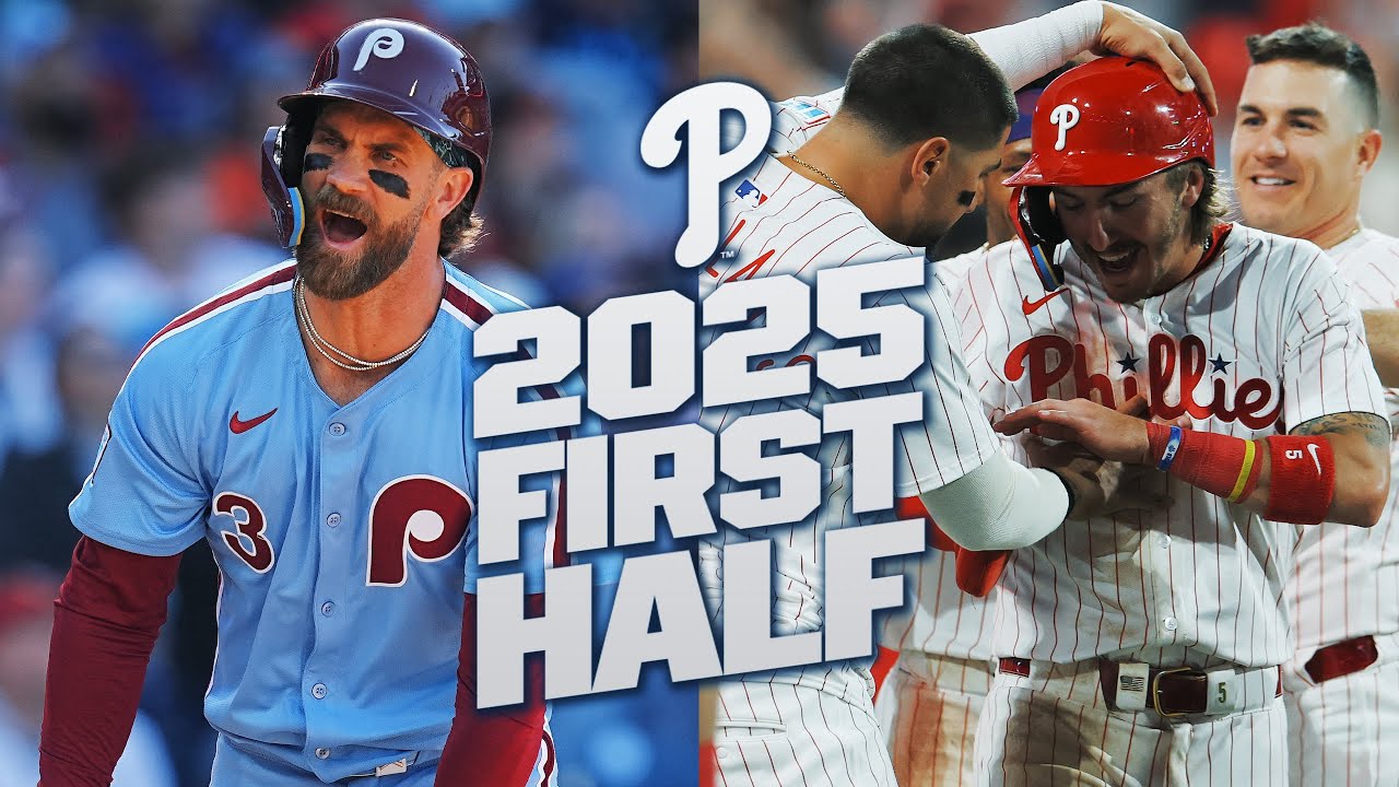 Philadelphia Phillies: 2025 First Half Highlights (Ft. Harper, Schwarber, Trea, Wheeler & MORE!)