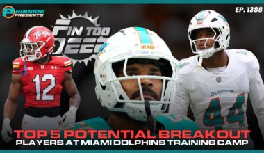 Top 5 Breakout Candidates For Miami Dolphins Training Camp!