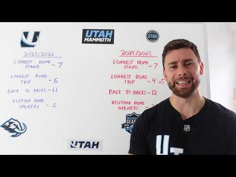 Utah Mammoth Release 2025/2026 Regular Season Schedule